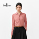 比音勒芬【防曬UPF300+】2025秋季新款休閑通勤風(fēng)多色長(cháng)袖POLO衫女士上衣