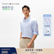 Tommy Hilfiger【免燙肌理】25春夏新款男裝商務(wù)休閑純色條紋長(cháng)袖襯衫外套 【條紋肌理】-藍白條紋0BA M （推薦：135-150斤）