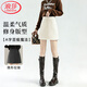 浪莎韓系西裝半身裙秋冬季2026春季新款高腰顯瘦小個(gè)子加厚包臀短裙