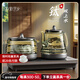 茶皇子（CHAHUANGZI）全自動(dòng)底部上水電熱水壺純鈦玻璃雙上水燒水壺茶臺一體機嵌入式茶具電茶爐 0.8L 鈦燒水消毒款（接凈水器需備注）