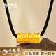老鳳祥足金麒麟吊墜男女同款黃金項鏈掛墜送女友老婆情人節禮物 3D硬金吊墜麒麟(約1.96g)