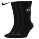 NIKE耐克男襪女襪新款三雙裝吸汗透氣中筒襪運動(dòng)襪毛巾底籃球襪襪子 DA2123-010 L【42-46】