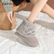 達芙妮雪地靴女冬季2025新款加絨加厚短靴懶人毛毛鞋褲管厚底東北棉鞋 巖漿灰色【短筒款】 39