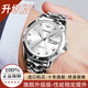歐品客正品勞力瑞士男士手表全自動(dòng)機械表2026新款超薄時(shí)尚防水夜光男表 升級版-本色白面