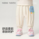 巴拉巴拉【balaOne】巴拉巴拉寶寶褲子男女童長(cháng)褲2026款春裝運動(dòng)褲屁屁褲 淺卡其50311 90