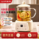 品味生活好夫人（WIFer）【德國品牌】養生壺小型一人保溫一體全自動(dòng)恒溫燒水壺燉煮一體多功能煮茶養生壺全玻璃加熱杯墊 標準款【母嬰級|全玻璃】智能觸控 0.5L 0膠水 辦公室迷你養生壺燉煮一體