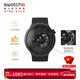 斯沃琪（Swatch）瑞士手表 陶瓷腕表BIG BOLD炫酷黑 新年禮物潮流石英表SB03B100
