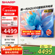 SHARP夏普電視P7HA系列壁畫(huà)電視55/65/75/85英寸4K高清量子點(diǎn)廣色域 240HZ高刷4+64G鯨曜面板液晶電視機 55英寸 高刷游戲電視4T-C55P7HA 官方標配