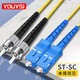 YOUYSI 光纖跳線 單模雙芯電信級(jí)SC-SC光纖跳線3米 單模雙芯SC-ST 3米