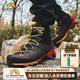 拉思珀蒂瓦（LA SPORTIVA）戶(hù)外重裝徒步鞋 防滑耐磨 高幫防水登山鞋 Aequilibrium Trek 碳灰/黃 44