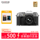 FUJIFILM【螞蟻攝影】X-T50/xt50  復古微單相機 4020萬(wàn)像素 五軸防抖 學(xué)生 旅游 相機 內置閃光燈 銀色單機+XC1545