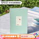 國譽(yù)（KOKUYO）Littlewoods系列學(xué)生·軟線(xiàn)圈筆記本子記事本記錄本子 A5/森林綠80頁(yè)/點(diǎn)線(xiàn) 1本 WSG-SRNA580LG