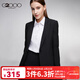 G2000女裝 秋款新品正裝西裝一?？凵虅?wù)休閑帥氣西服外套16711092 黑色/99 S /34