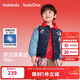 巴拉巴拉童裝兒童羽絨服男童春裝2025新款棒球服寶寶外套拜年服紅色上衣潮