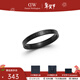丹尼爾惠靈頓（DanielWellington）DW戒指 曜目黑經(jīng)典戒指簡(jiǎn)約時(shí)尚素圈戒指情侶對戒 新年禮物送男友 66碼 DW00400367
