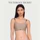 維多利亞的秘密 維密字母肩帶果凍條背心式運動(dòng)軟支撐字母肩帶無(wú)痕文胸內衣女 81O6亞麻灰棕-VS標款 11244701 XS /M
