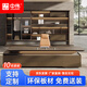 中偉（ZHONGWEI）老板桌簡(jiǎn)約現代總裁桌辦公桌工作臺領(lǐng)導輕奢班臺2米單柜