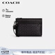 蔻馳（COACH）【品牌直供】男士CARRYALL印花手拿包黑灰色CY985新年禮物