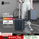 翻譯官 20*30*40春秋登機拉桿箱15輕小旅行李箱迷你機長(cháng)密碼男女手提箱 拉鏈 黑色防刮 15英寸 春秋定制登機箱20*30*40