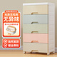 收納柜靠墻柜抽屜式夾縫柜子多層客廳柜子臥室衣物收納柜五斗柜 馬卡龍 45cm面寬 全大抽 5層【店長(cháng)推薦】