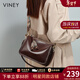 viney牛皮斜挎包包女包高級感單肩包大容量生日新年禮物送女生女友 【酒咖】送老婆實(shí)用高檔品牌 小眾輕奢百搭ck風(fēng)時(shí)尚休閑手提包