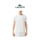 鱷魚(yú)（LACOSTE）新款秋冬季春秋運動(dòng)潮流休閑高級輕奢男短袖t恤白色XXL