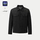 HLA海瀾之家棉服男冬季翻領(lǐng)簡(jiǎn)約時(shí)尚保暖外套男冬季