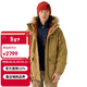 mont·bell 羽絨服男女通用冬季800蓬鵝絨加厚防風(fēng)保暖帶帽羽絨大衣 1101545 黃褐色 BUFF S