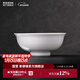 景德鎮（jdz）官方陶瓷高溫白瓷中式餐具飯碗面碗湯碗餐盤(pán)禮盒裝結婚喬遷禮物 流霜7英寸面碗 2頭