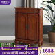 格瀾帝爾（growdear）歐式實(shí)木鞋柜門(mén)廳柜玄關(guān)美式鞋柜高對開(kāi)門(mén)門(mén)口大容量三四門(mén)儲物柜 全實(shí)木兩門(mén)鞋柜