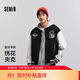 森馬（Semir）商場(chǎng)同款夾克男繡花棒球服情侶25春秋外套101125108121