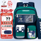 史努比（SNOOPY）小學(xué)生書(shū)包輕便兒童護脊減負雙肩包痛包 四到六年級 寶藍綠大號