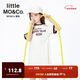 little MO&Co.純棉-童裝夏裝女童短袖女童連衣兒童裙子中大童洋氣