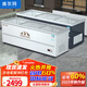 冰爾瑪灰色雪糕冰柜商用大容量曲面冷藏冷凍兩用超市點(diǎn)菜保鮮島柜展示柜透明玻璃臥式弧面平面冰箱 2.5米【雙壓縮機】-2500SD白色