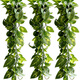 草木鮮生仿真81葉5條過(guò)膠綠蘿葉水管道裝飾花藤空調遮擋綠葉藤條室內外