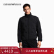 EMPORIO ARMANI/阿瑪尼官方旗艦新款男士80白鴨絨短款立領(lǐng)羽絨服外套冬季 UC001-黑色 50 (L) (推薦：150-165斤)