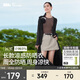 蕉下（beneunder）防曬服長(cháng)款女冰絲涼感海邊沙灘透氣全身防曬AL90224漫暮黑L