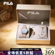 斐樂(lè )（FILA）手表女新年禮物送女友簡(jiǎn)約滿(mǎn)天星手表禮盒 6072-102A