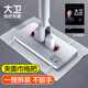 大衛洗臉巾拖把懶人夾抹布迷你家用一拖板靜電除塵紙凈干濕兩用小拖把 Z12夾布拖把（含5塊纖維布）