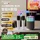 REDROMEN智能K歌藍牙智能音響自帶話(huà)筒麥克風(fēng)一體便攜音箱家用唱歌神器家庭戶(hù)外KTV插U盤(pán)TF卡新年員工禮物 流光白【雙麥Ai版】杜比環(huán)繞音效