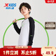 特步（XTEP）兒童童裝通碼速干面料長(cháng)袖針織衫 珍珠白/正黑色 175cm