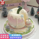 曼恒網(wǎng)紅蘋(píng)果蛋糕奶油水果戚風(fēng)胚生日蛋糕同城配送網(wǎng)紅創(chuàng  )意現做定制 D款圣誕蘋(píng)果蛋糕 4英寸乳脂奶油(適合1-2人)