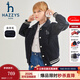 哈吉斯（HAZZYS）品牌童裝男女童棉服冬新品舒適保暖翻領(lǐng)時(shí)尚簡(jiǎn)約活力棉服 藏藍 160