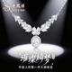 老鳳祥S925銀項鏈女新款托帕石首飾品實(shí)用新年情人節生日禮物女友老婆 璀璨綺夢(mèng)項鏈*品牌禮盒