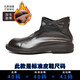 秋冬男士真皮切爾西軟皮靴子休閑青年短靴時(shí)尚馬丁靴潮流皮靴男鞋 黑色加絨 43