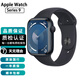 Apple Watch S8 S7 智能手表二手蘋(píng)果S6國行iwatchS5學(xué)生電話(huà)多功能運動(dòng)手表 S9/GPS/鋁金屬/午夜色 99新 44mm(45mm)