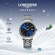 浪琴（LONGINES）瑞士手表 時(shí)尚系列 機械鋼帶男表 L49224926