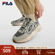 FILA【男女同款】斐樂(lè )官方男鞋MARS 1S+復古百搭老爹鞋休閑運動(dòng)火星鞋 男-煙灰/鴿子灰-QD 40
