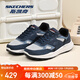 斯凱奇（Skechers）男鞋阿甘鞋2025新品春季款時(shí)尚厚底休閑鞋輕質(zhì)緩震跑步運動(dòng)鞋