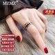 MZMZ戒指女男玫瑰金色羅馬圓環(huán)可轉動(dòng)食指環(huán)個(gè)性情人節生日禮物送女友 9號【專(zhuān)柜19~21號】
